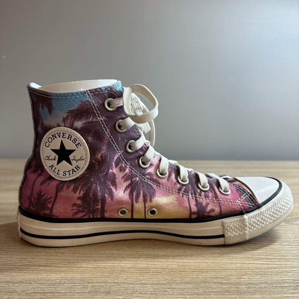 Chuck Taylor Converse High top Archive Palms printed
